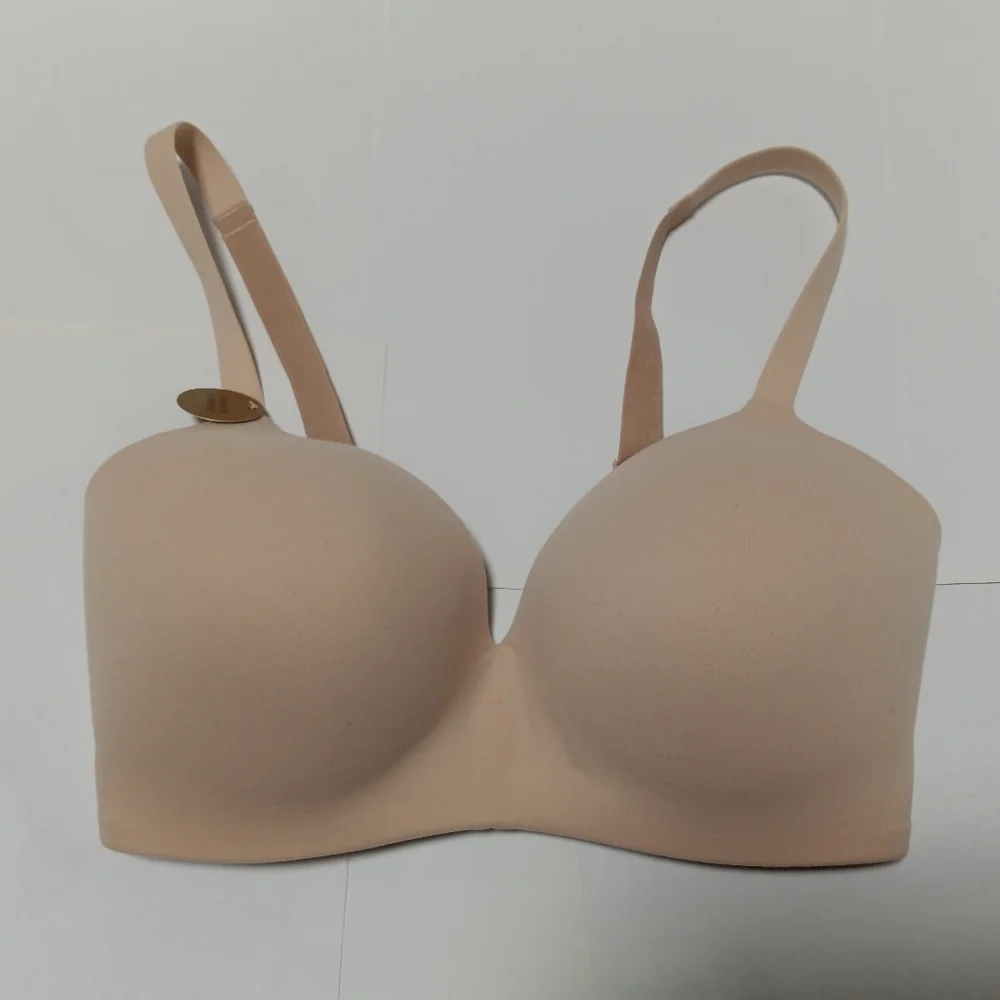 Wacoal How Perfect Wire Free T-shirt Bra Rose Dust, New Without Tag - Picture 5 of 16